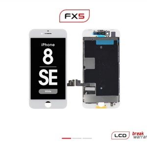 FX5  LCD SCREEN AND DIGITIZER ASSEMBLY FOR IPHONE 8/SE (2020) / SE (2022) (WHITE